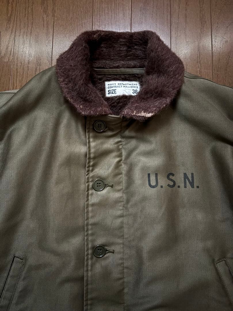 美品36！MASH N-1 JKT 40's実物TALON社製ジッパー