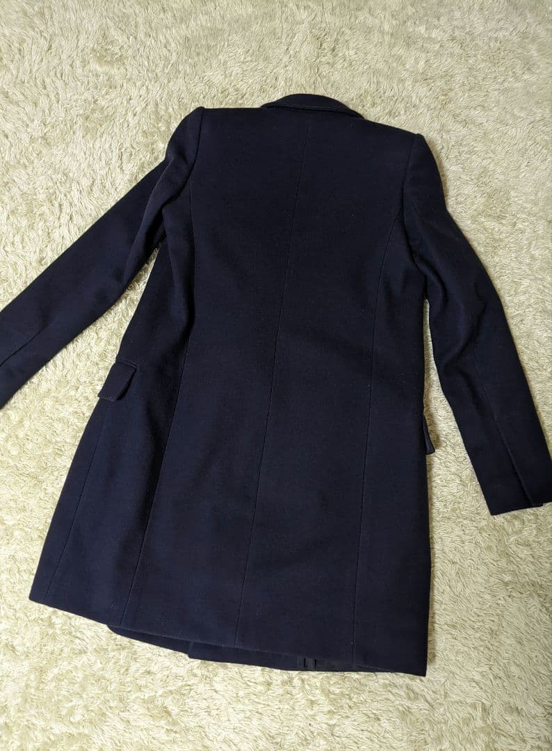 ステラマッカートニー Stella McCartney ウールコート ネイビー