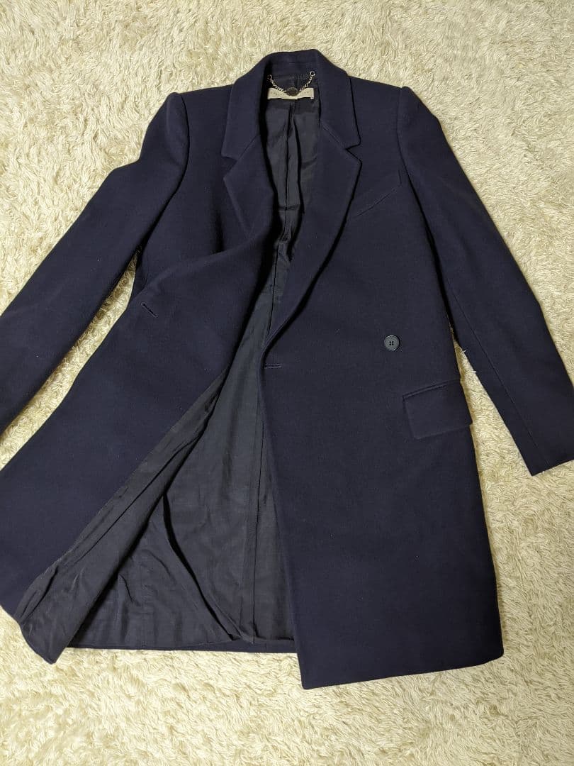 ステラマッカートニー Stella McCartney ウールコート ネイビー