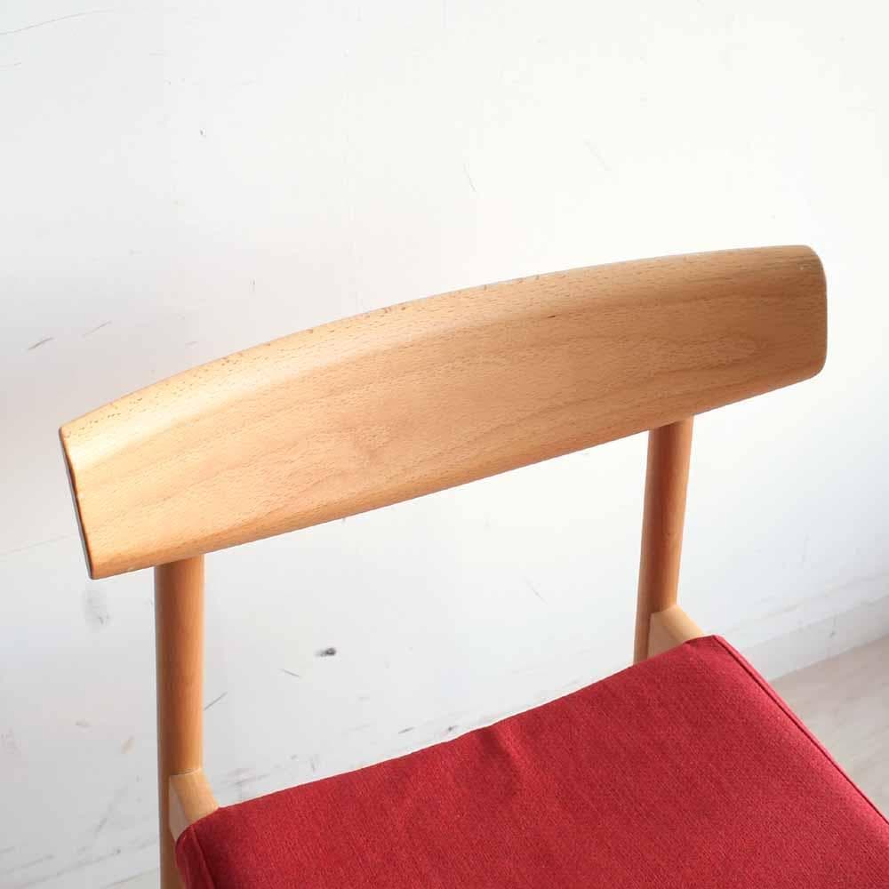 飛騨産業 キツツキ nae シリーズ ビーチ材 ダイニングチェア ZR24252