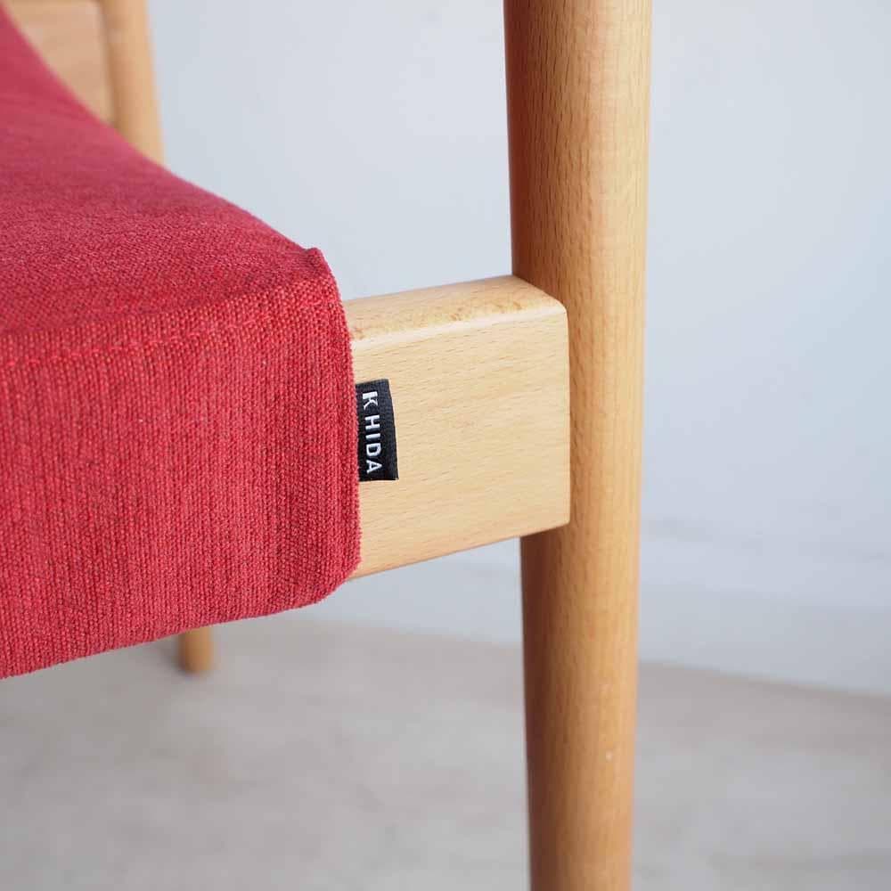 飛騨産業 キツツキ nae シリーズ ビーチ材 ダイニングチェア ZR24252