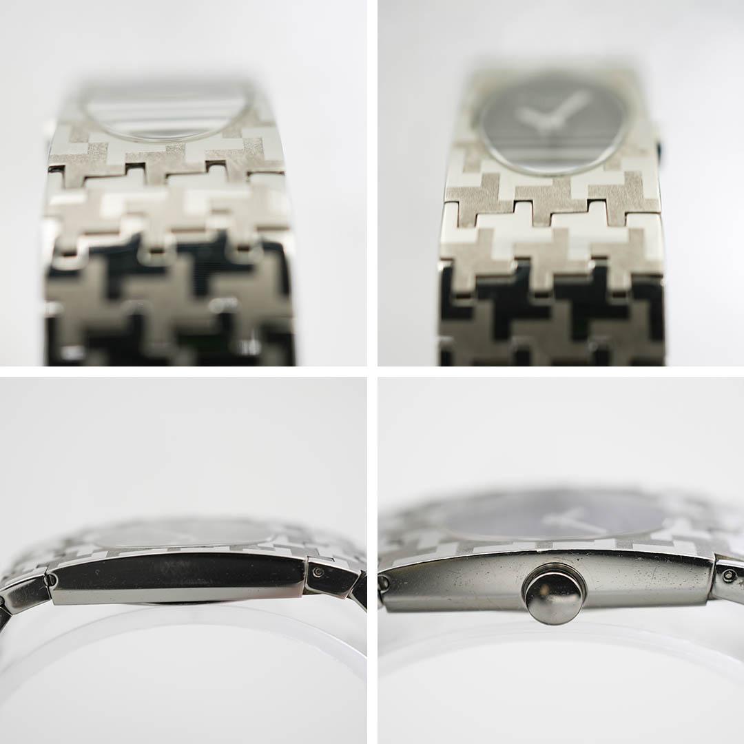 【稼働】 美品 DIOR D70-100 ミスディオール バングルウォッチ 時計