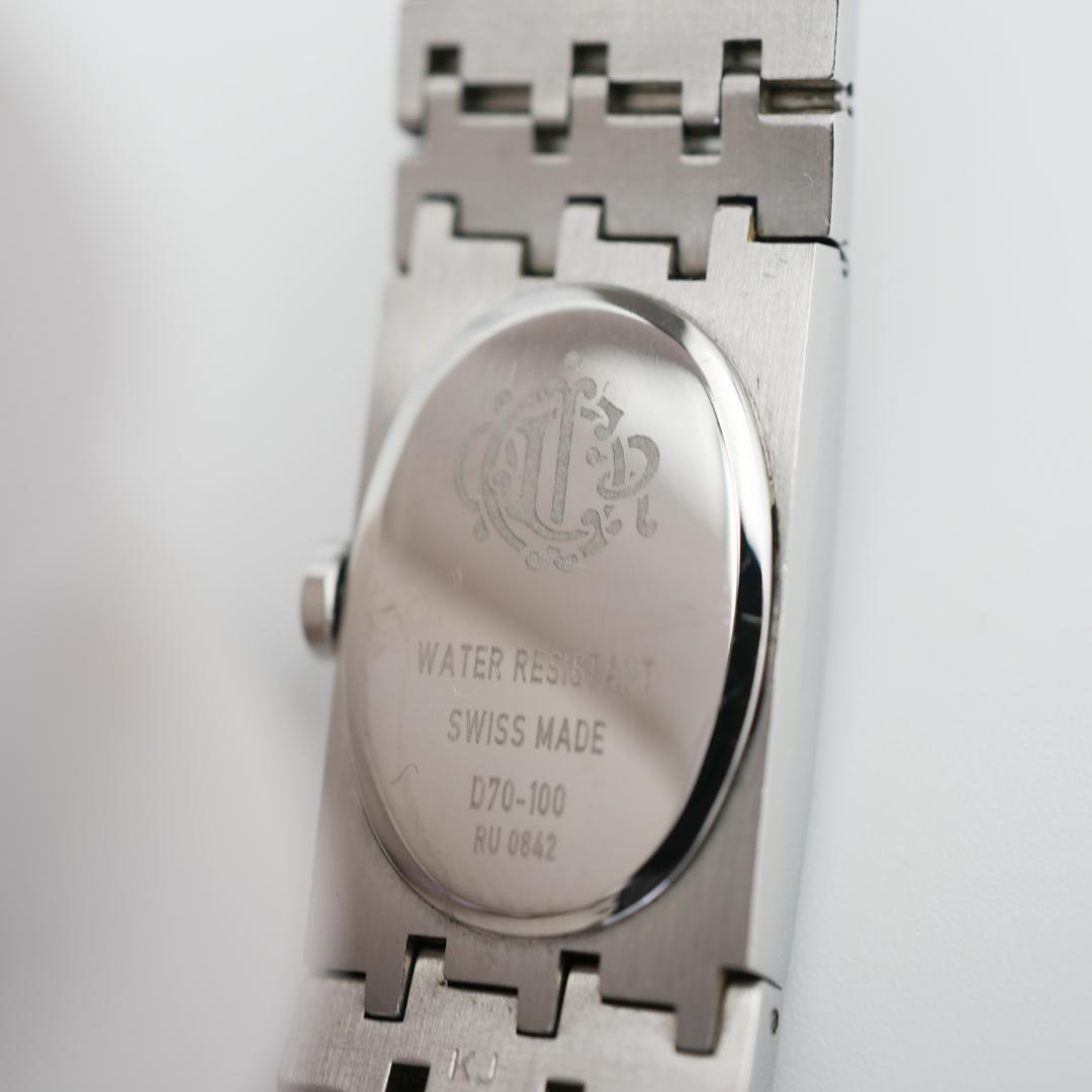 【稼働】 美品 DIOR D70-100 ミスディオール バングルウォッチ 時計