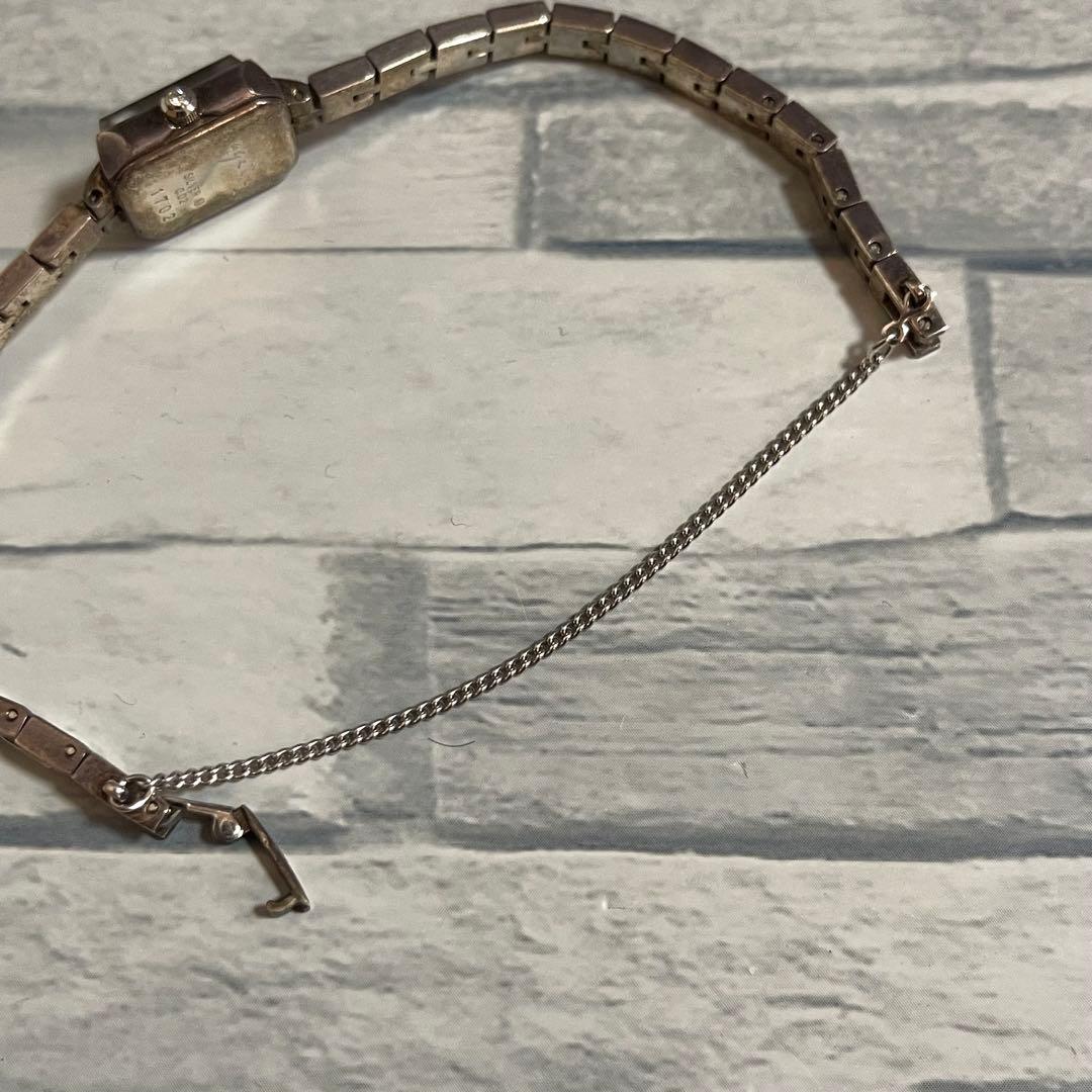 agete アガット スクエア フェイス ジュエリー ウォッチ アナログ 腕時計