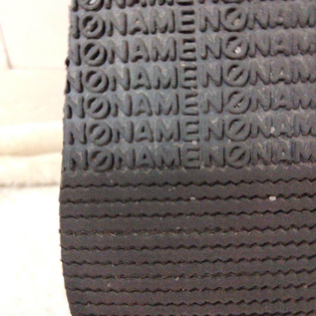 【黒美品】24cm NO NAMEノーネーム ブラック スニーカー FLEX厚底