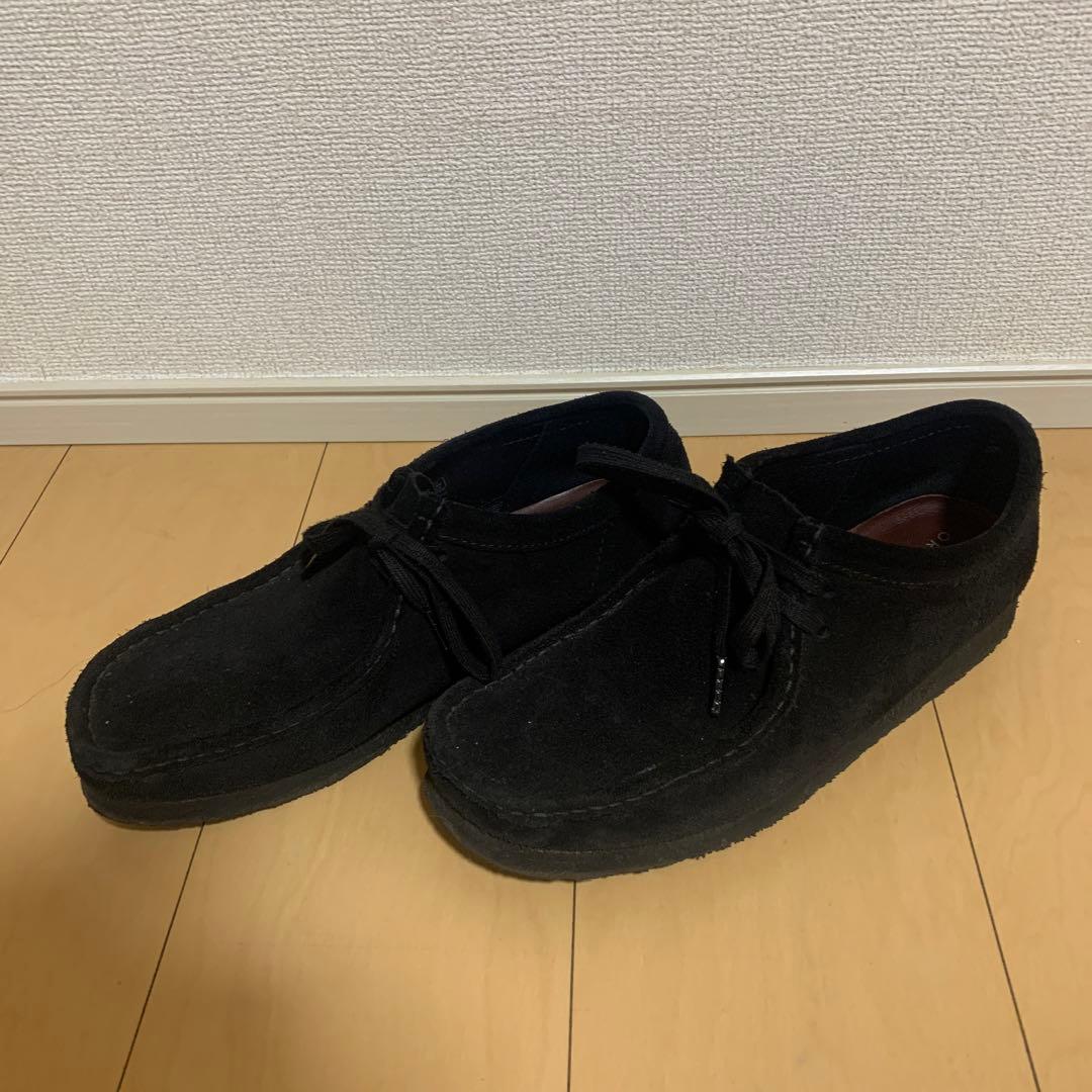 靴 clarks wallabee Black 27.5cm
