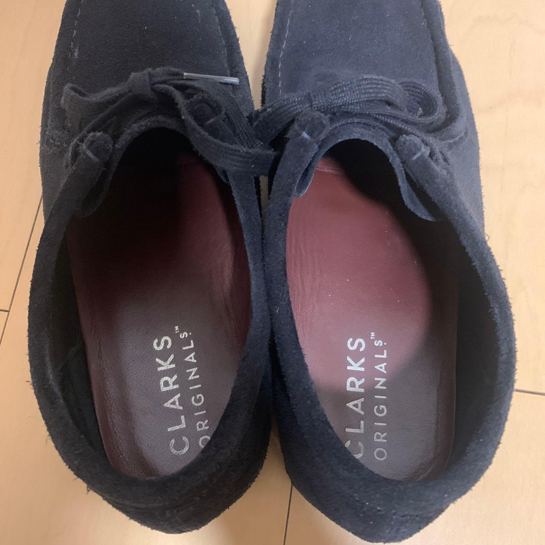 靴 clarks wallabee Black 27.5cm