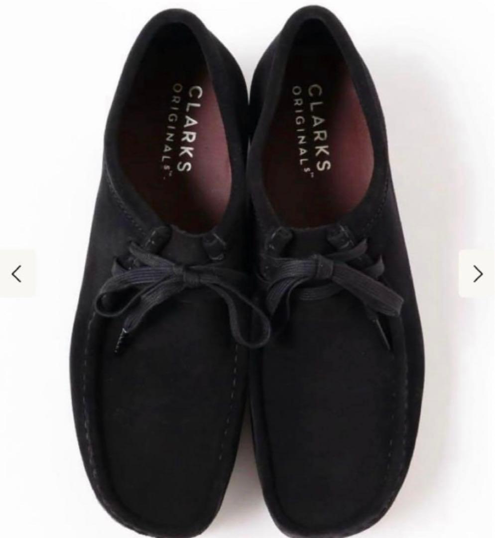 靴 clarks wallabee Black 27.5cm