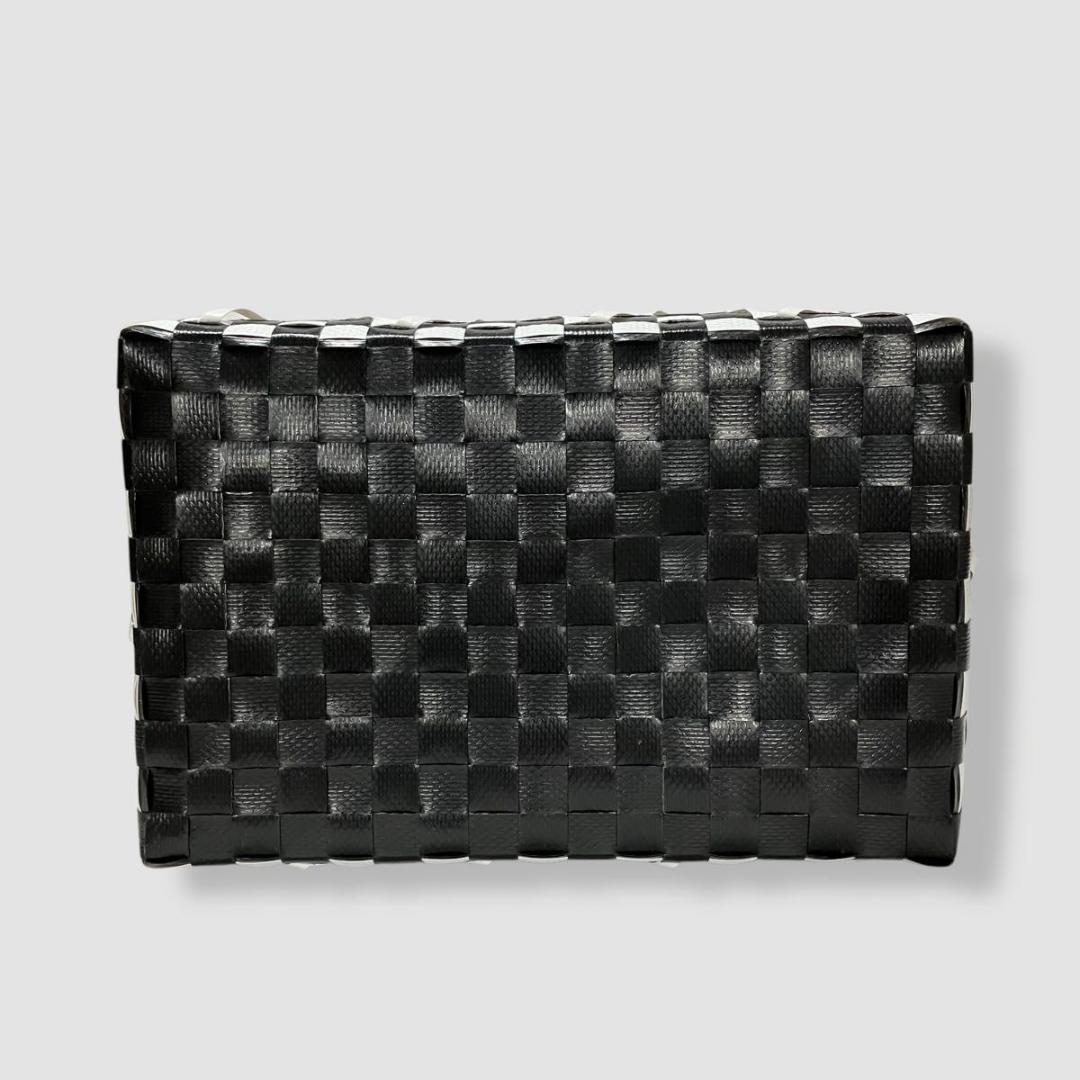 未使用 マルニ マーケット　ミニバスケットトートバッグ　セラミックダイヤ　カゴ