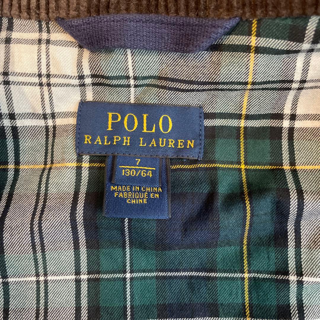 【未使用タグ付き新品】ポロラルフローレン　ベスト付きジャケット　130