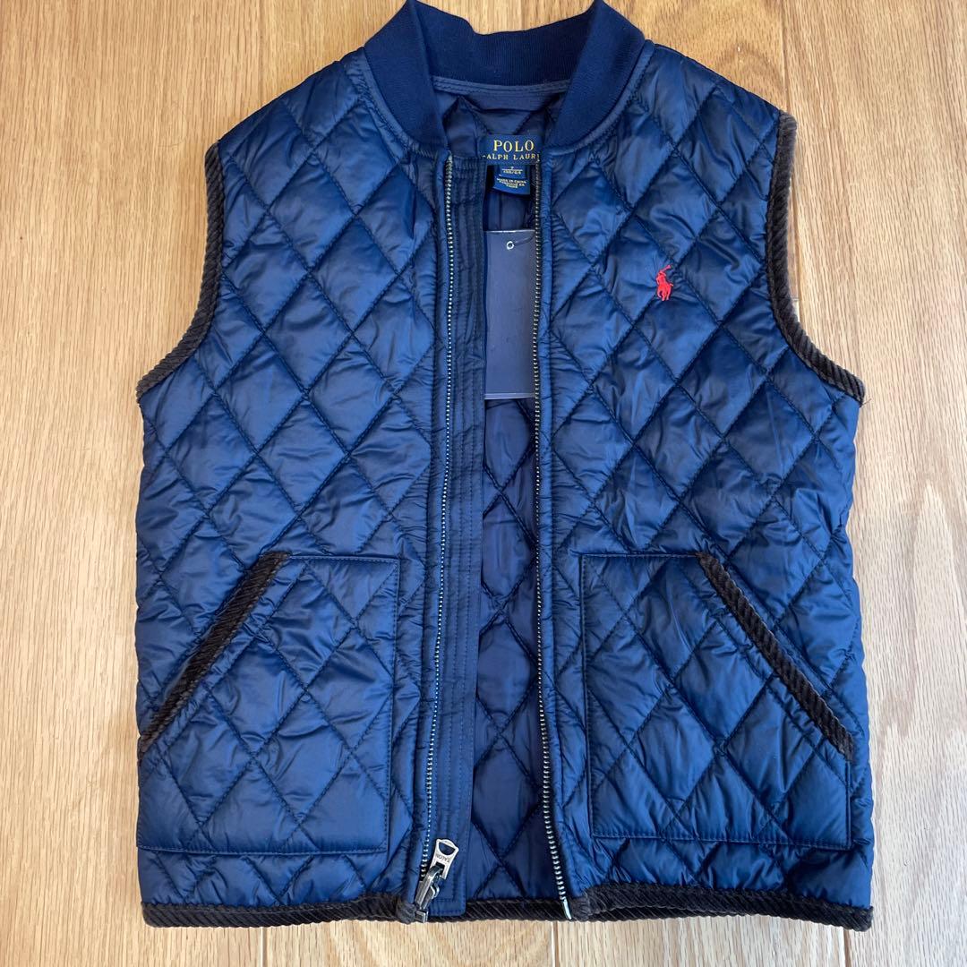 【未使用タグ付き新品】ポロラルフローレン　ベスト付きジャケット　130