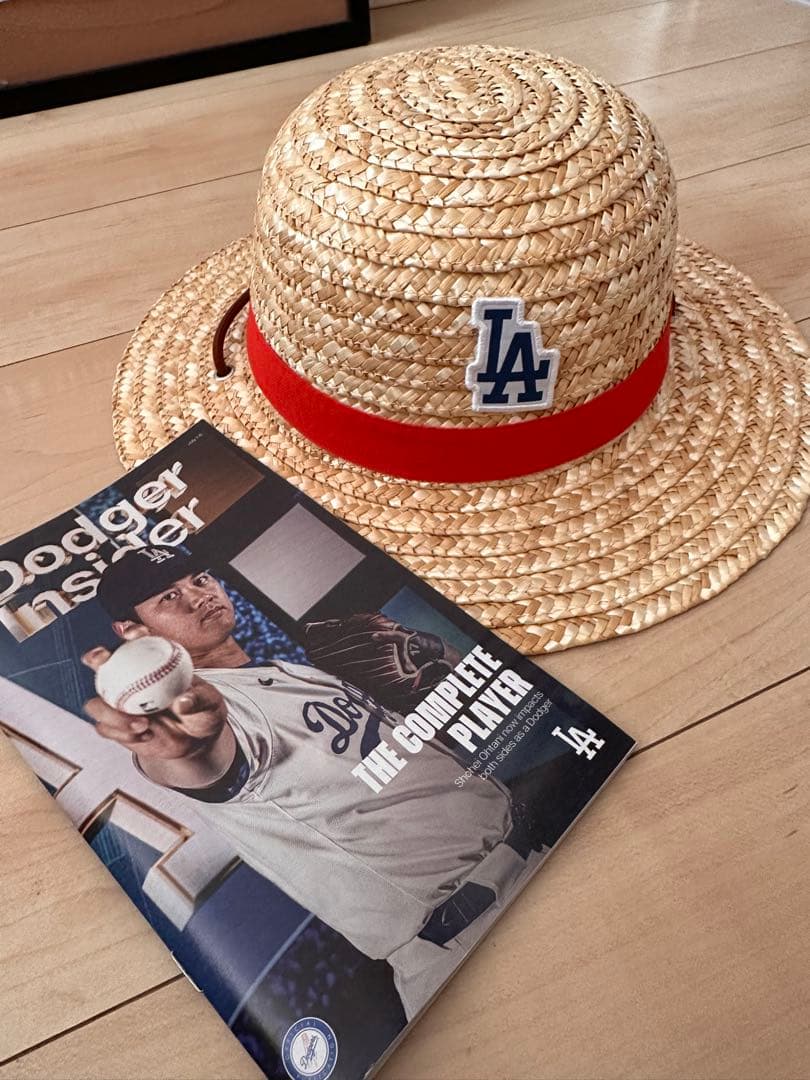 ドジャースワンピースコラボ麦わら帽子 球場限定インサイダー付