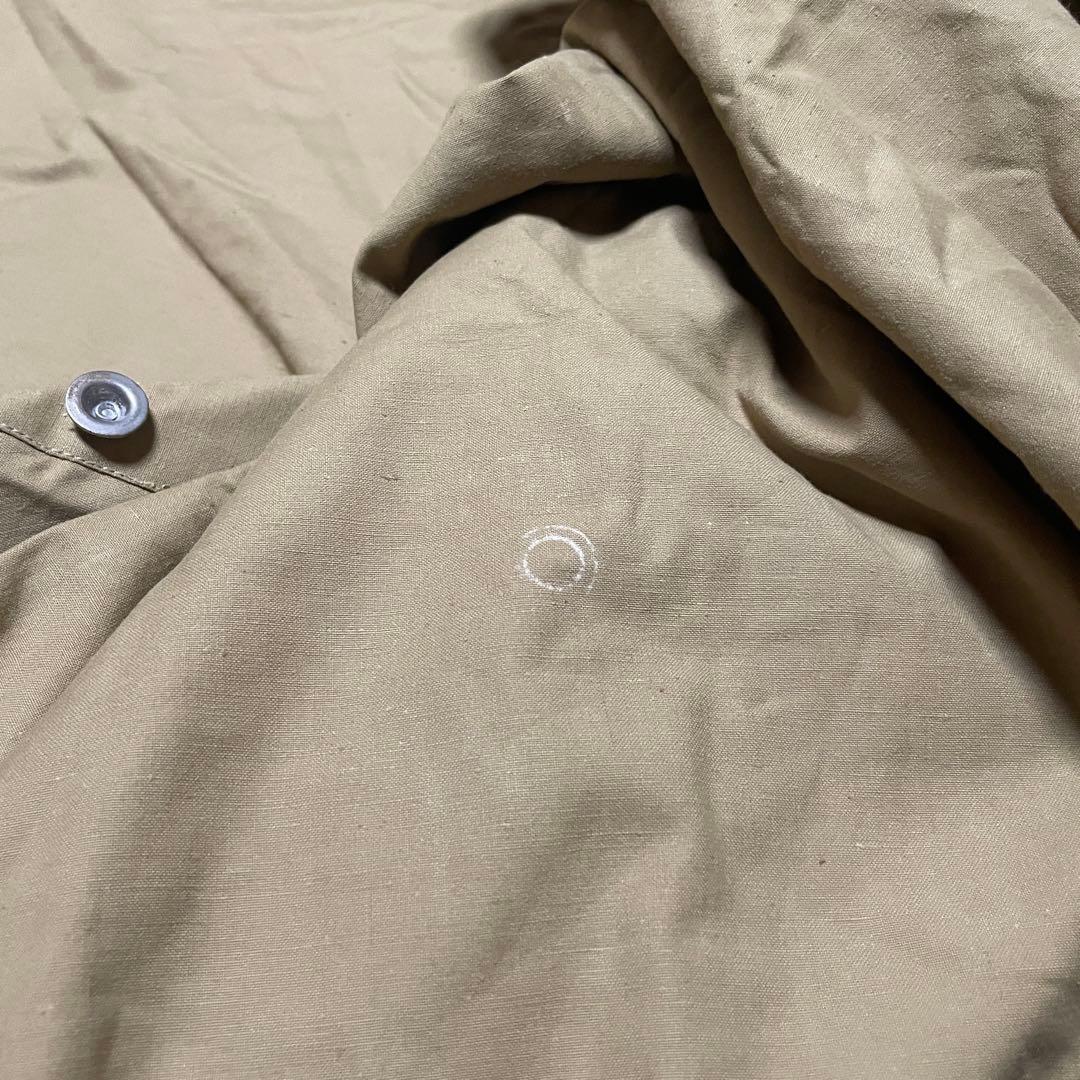 フランス軍　軍幕　ポンチョ 4枚セット　木製ペグ8本　デザート