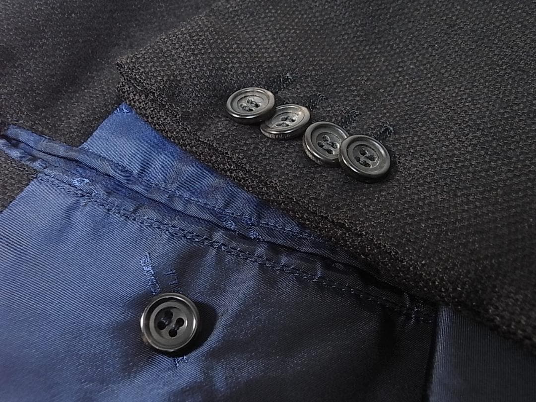 専用size48☆良品訳アリ☆キトン カシミア製ロングジャケット ブラック