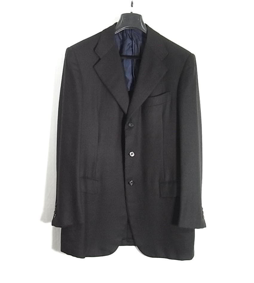 専用size48☆良品訳アリ☆キトン カシミア製ロングジャケット ブラック