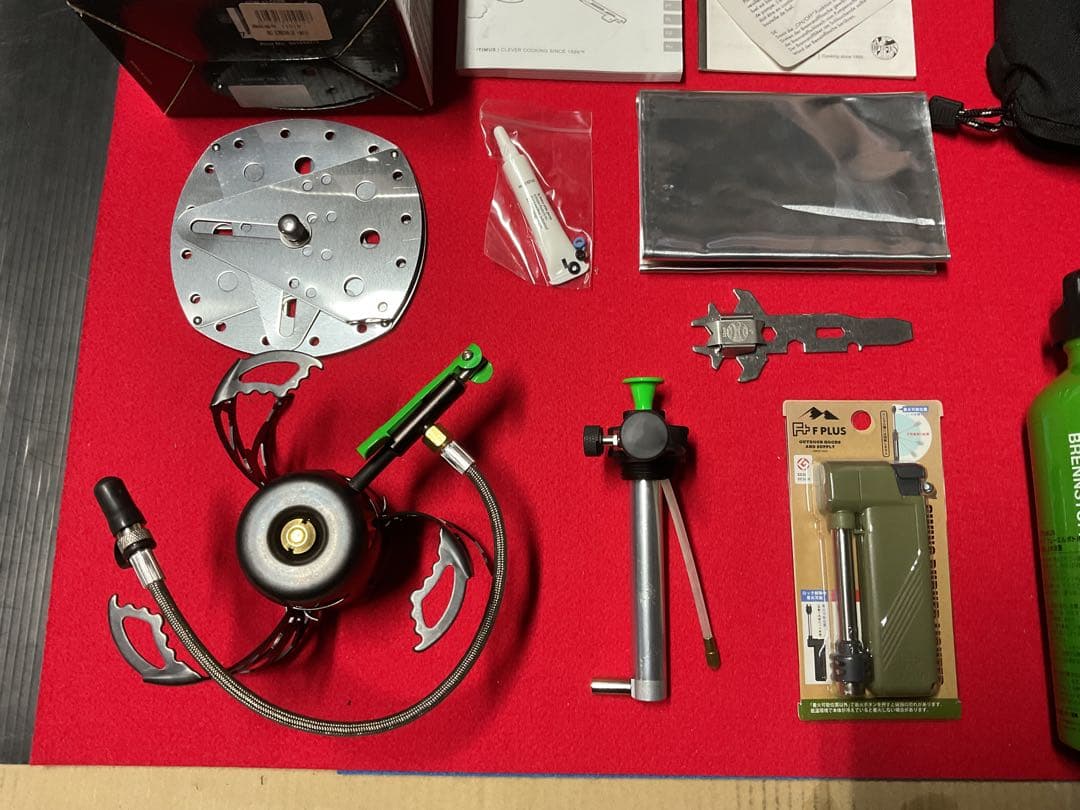 OPTIMUS NOVA ガソリン・灯油ストーブ新品未使用未点付属品多数付セット