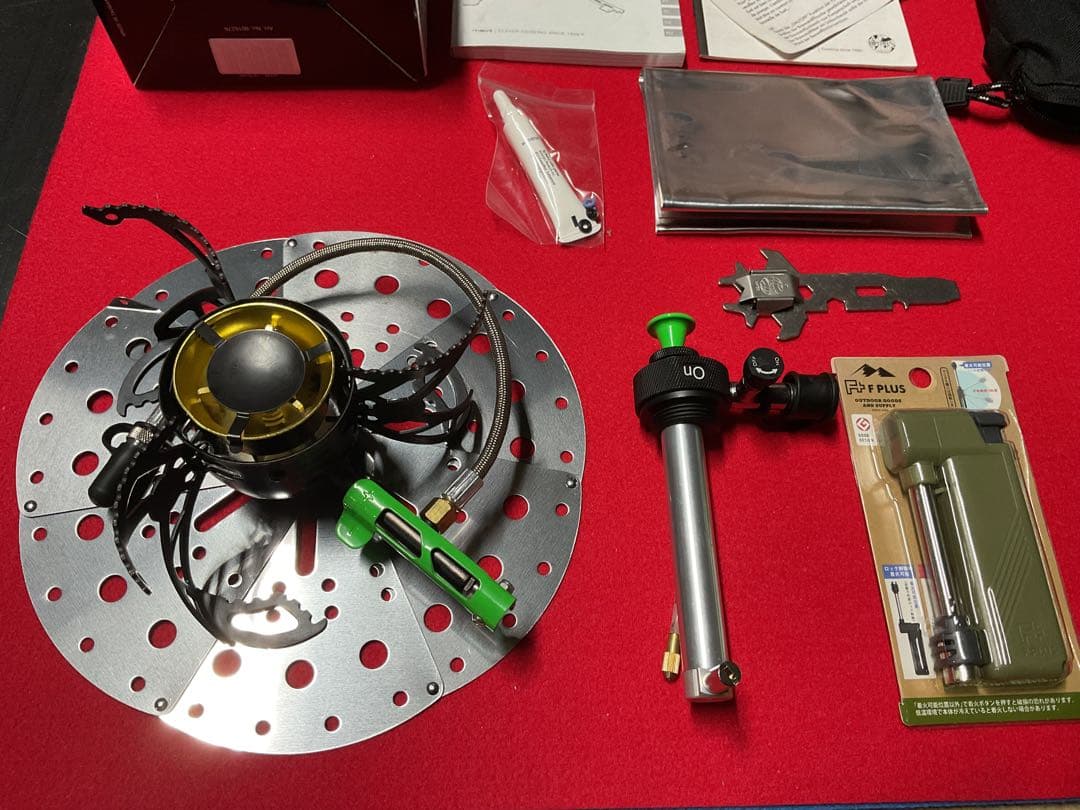 OPTIMUS NOVA ガソリン・灯油ストーブ新品未使用未点付属品多数付セット