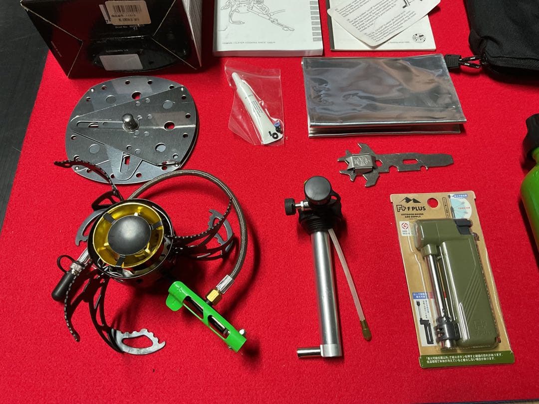 OPTIMUS NOVA ガソリン・灯油ストーブ新品未使用未点付属品多数付セット