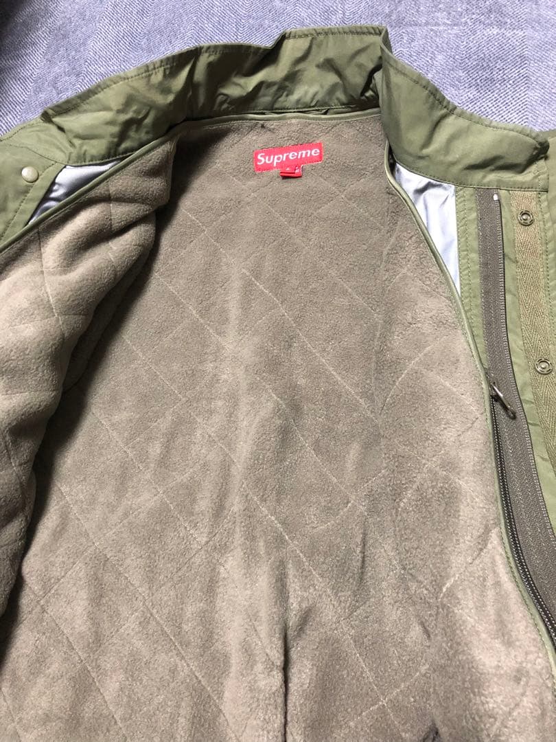 美品シュプリーム old Supreme M-65ジャケットL オリーブグリーン