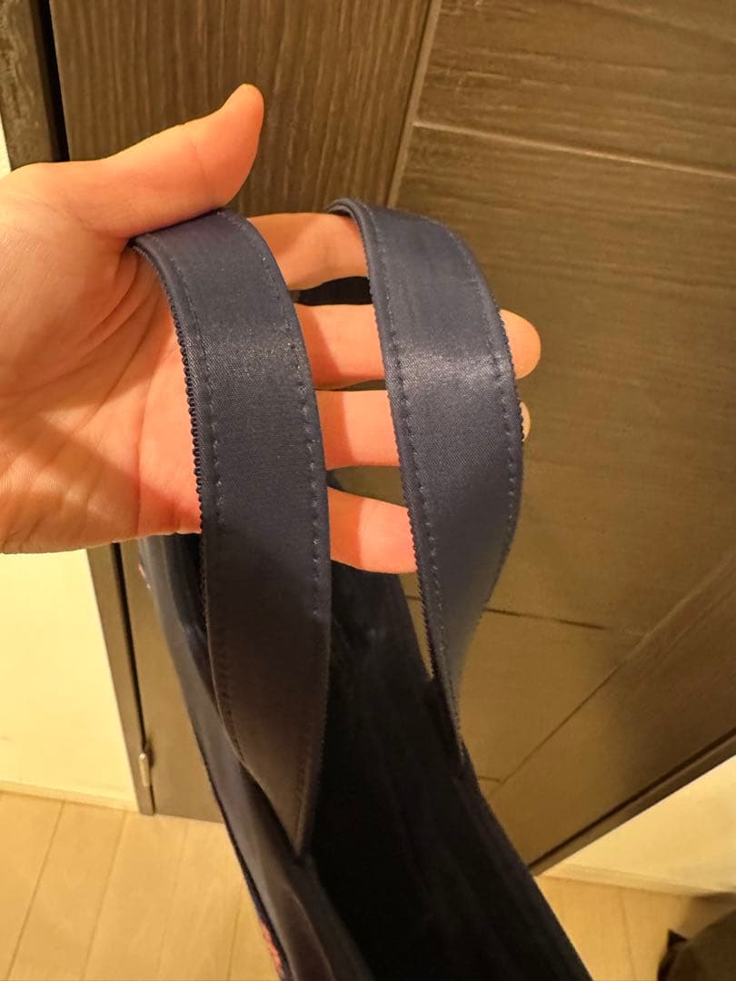 フェイラー　ハイジ　お受験他ネイビー トートバッグ