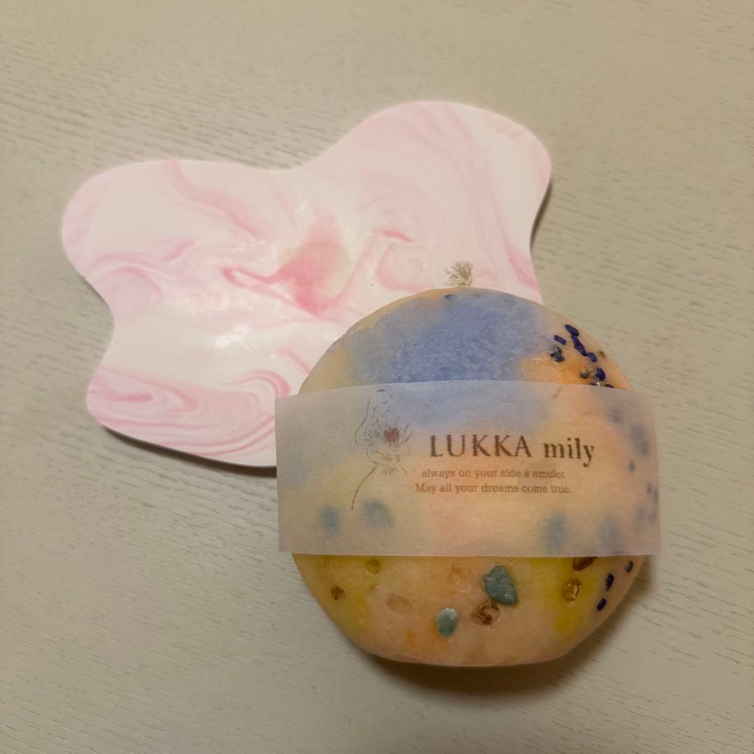 LUKKA mily 満月　キャンドル　トレーセット　masa☆