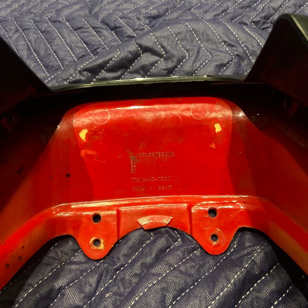 希少　スーパーホーク　バブ　純正テールカウル　モンツァレッド