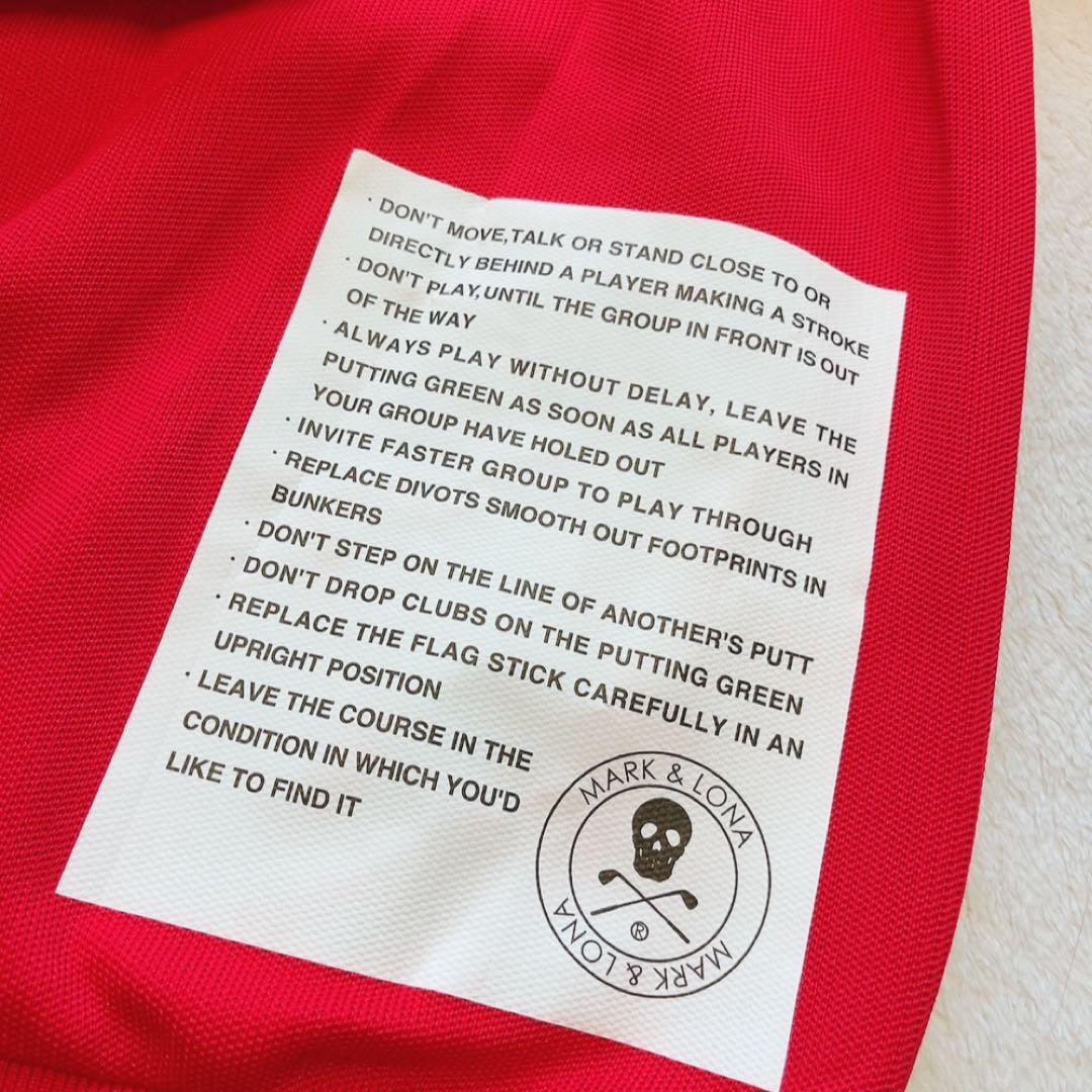 極美品 　近年　マークアンドロナ パーカー Aerosol レッド　XL　50