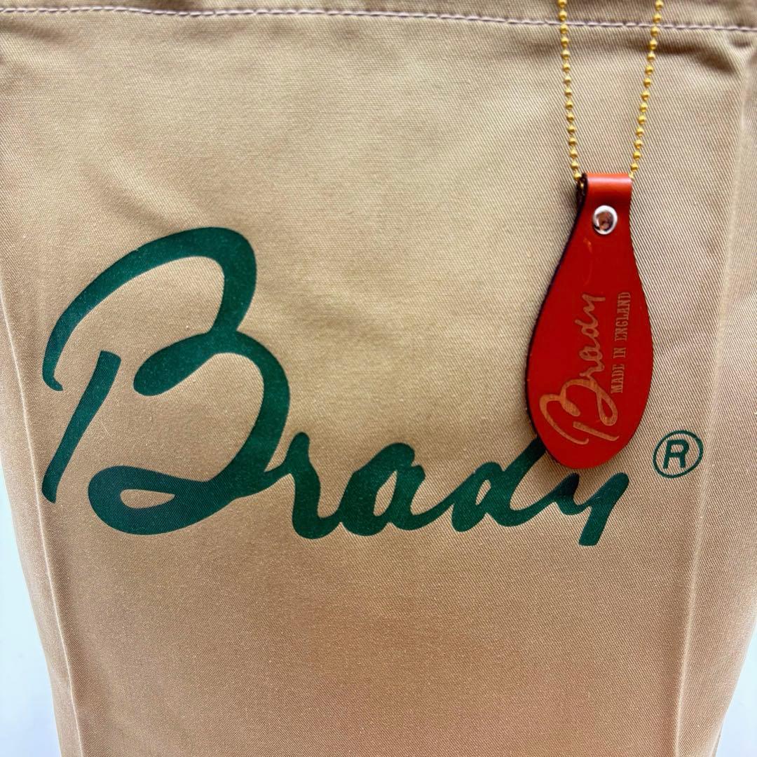 希少 BRADY デカ ロゴ トートバッグ　チャーム　キャンパス 極美品 A4可