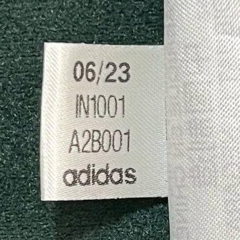●1501 adidas トラックトップ ジェンダーニュートラル グリーン L
