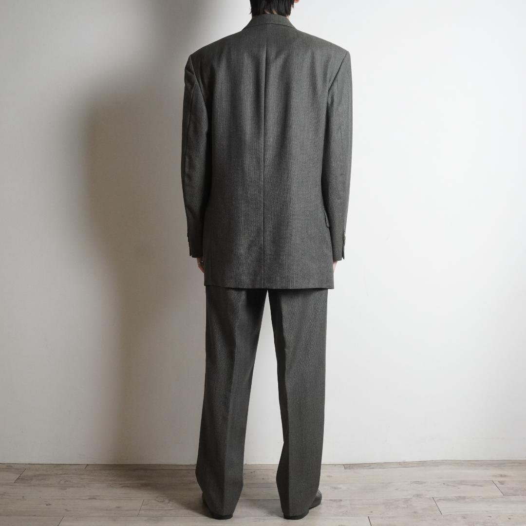 HUGO BOSS シングルセットアップスーツ フォーマル グレー/TW29