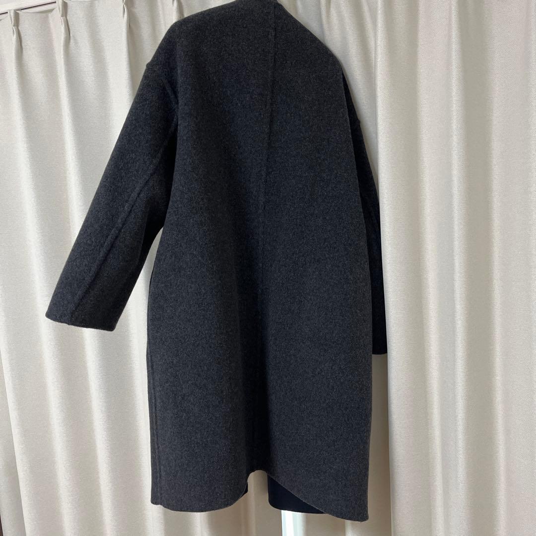 le Glazik ダークネイビー チェスターコート 36