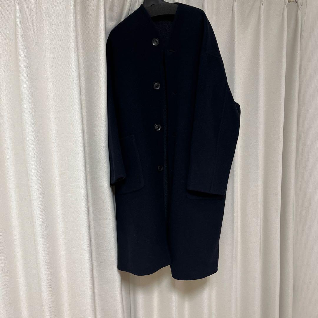 le Glazik ダークネイビー チェスターコート 36