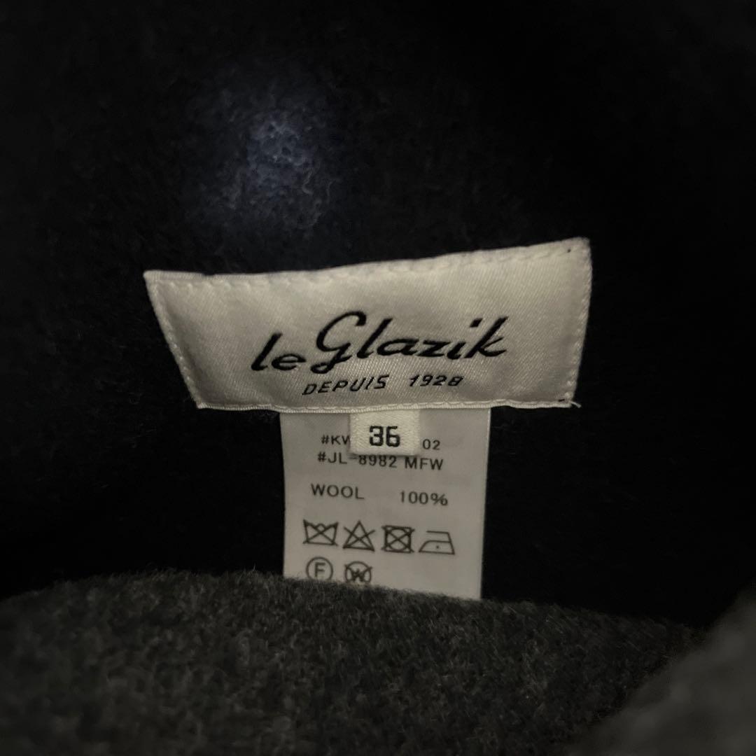 le Glazik ダークネイビー チェスターコート 36