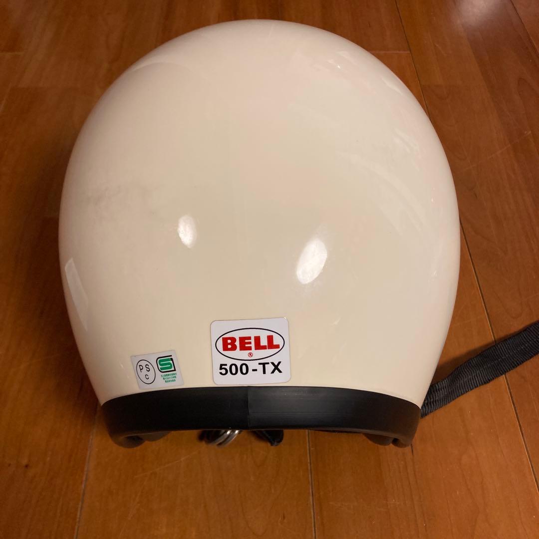 BELL 500-TXJジェットヘルメット アイボリー　59-60cm 付属有