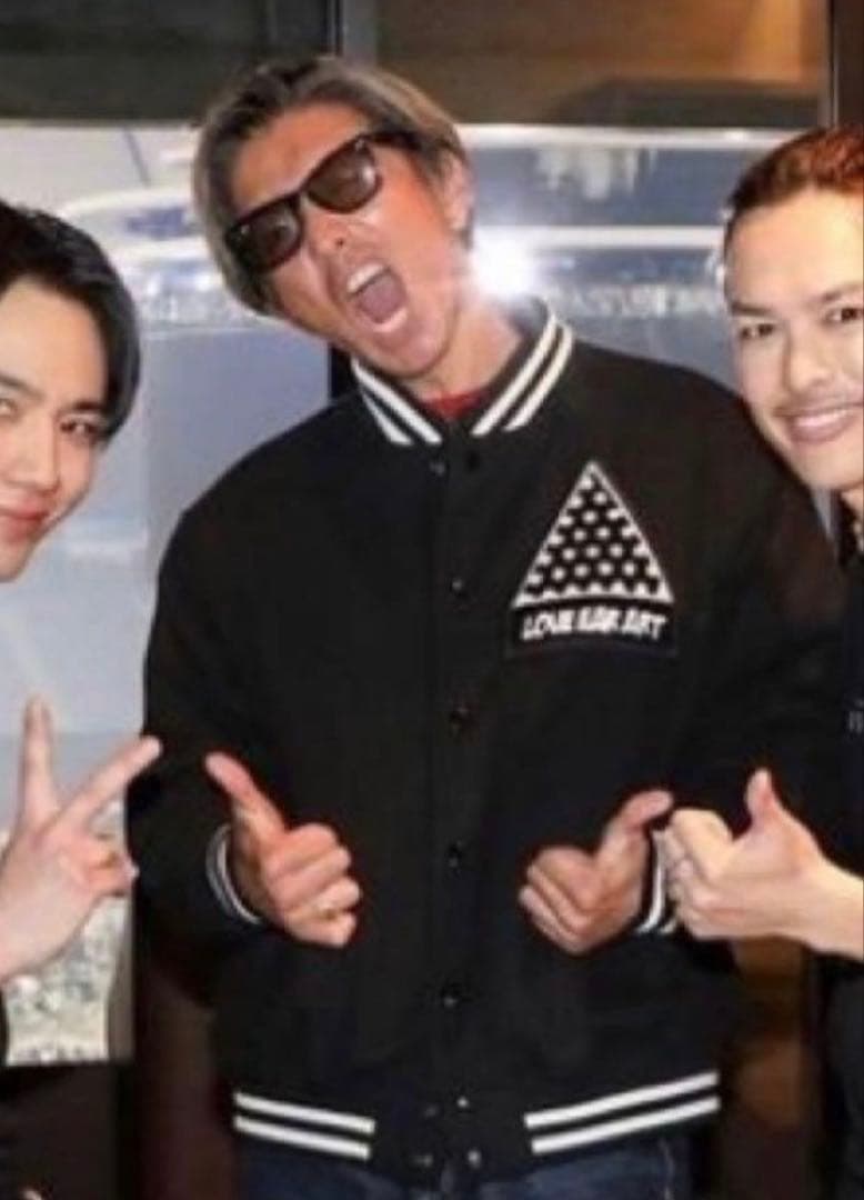 キ*ン様 LOVE EAR ART スタジャン　キムタク　チャレンジャー