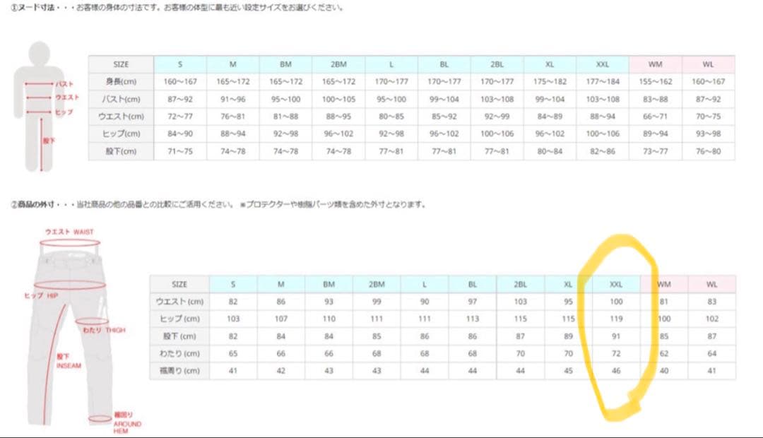 RSタイチオーバーパンツRSY553 サイズXXL