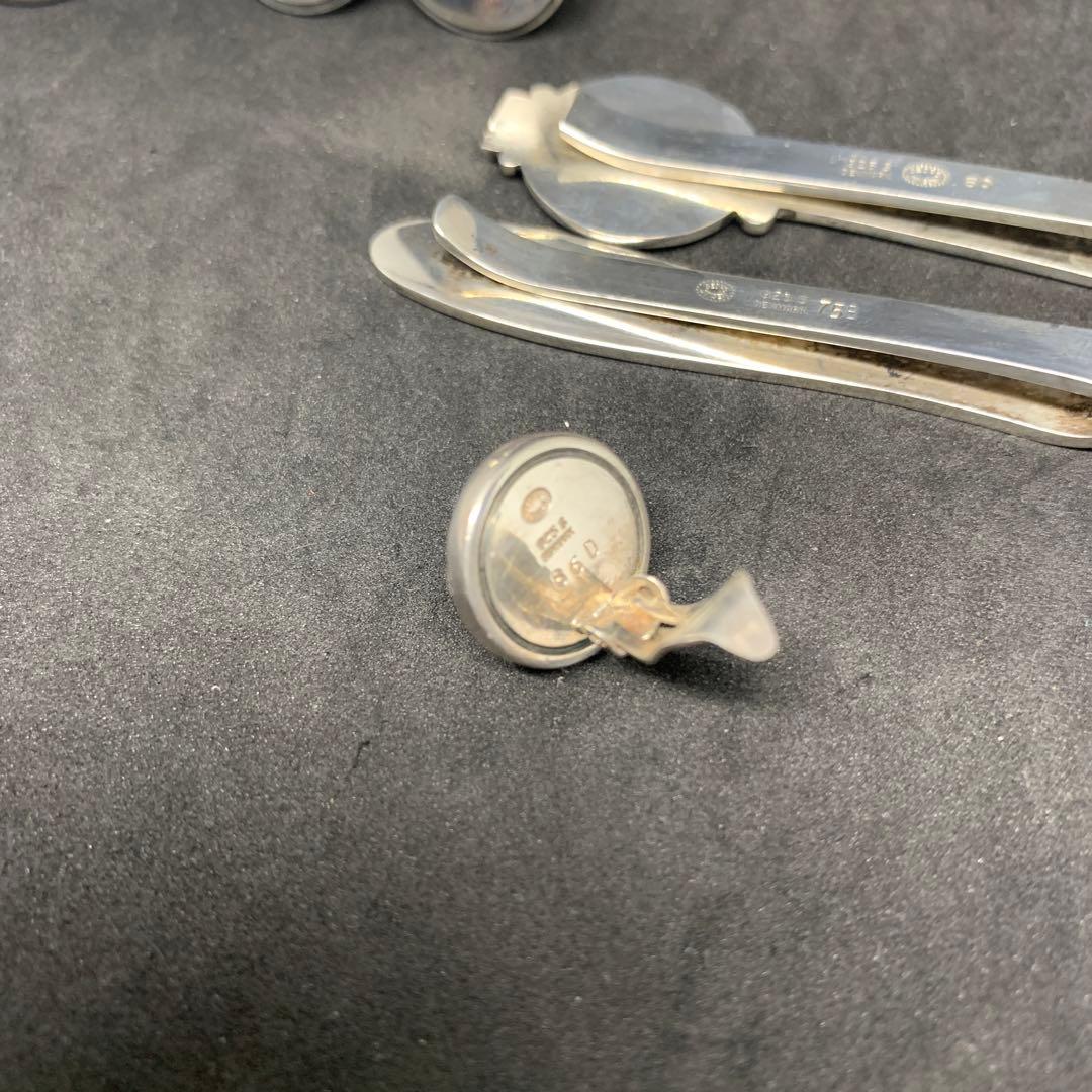 ジョージジェンセン　まとめて　カフス　ピアス　ヘマタイト　最終値下げ