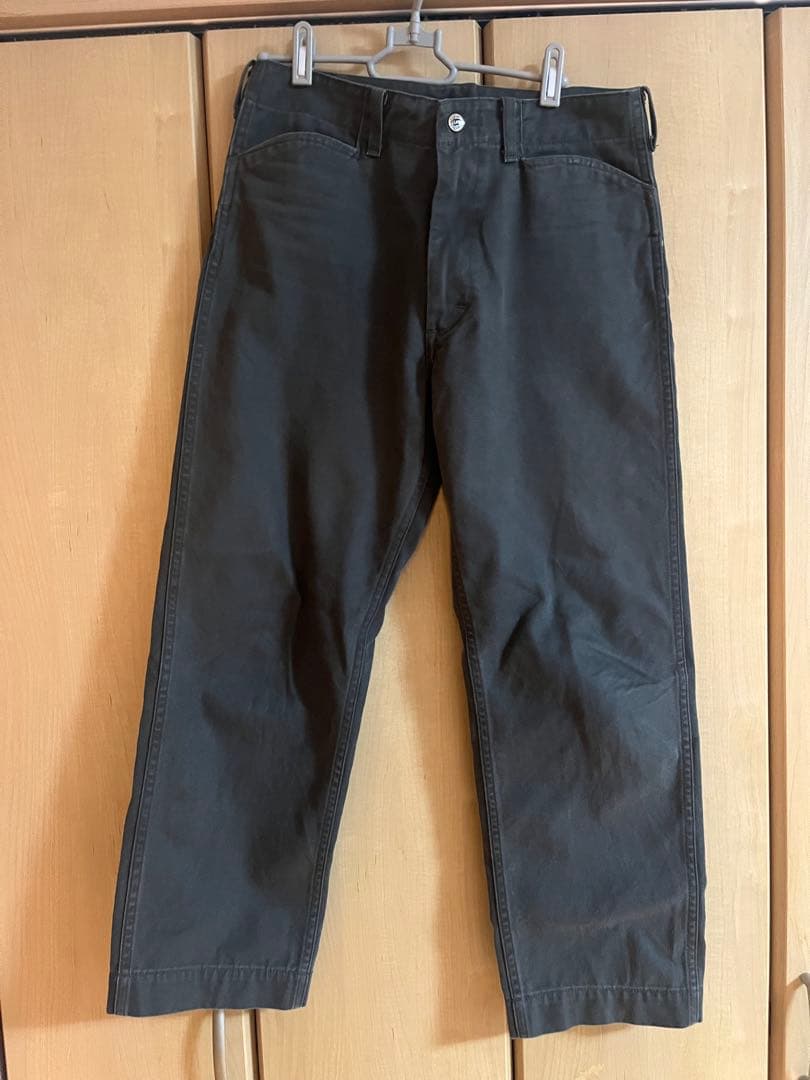 スタンダードカリフォルニア×Lee フリスコパンツ　チャコール　30