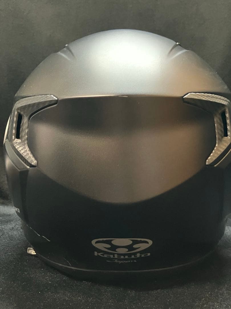 KABUTO RYUKI ヘルメット　マットブラック　Mサイズ　B2204