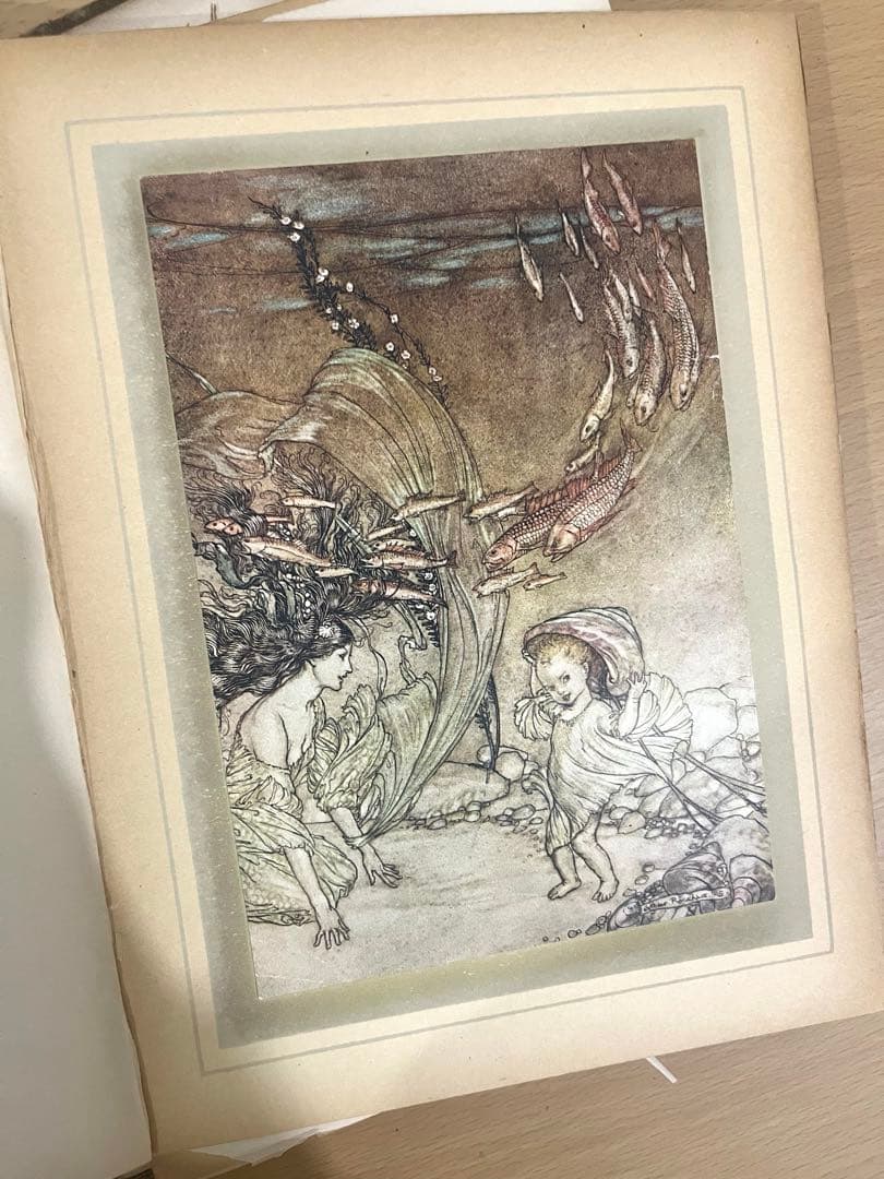 No.328 希少 アンティーク 洋書 古書　アーサー·ラッカム　ウンディーネ