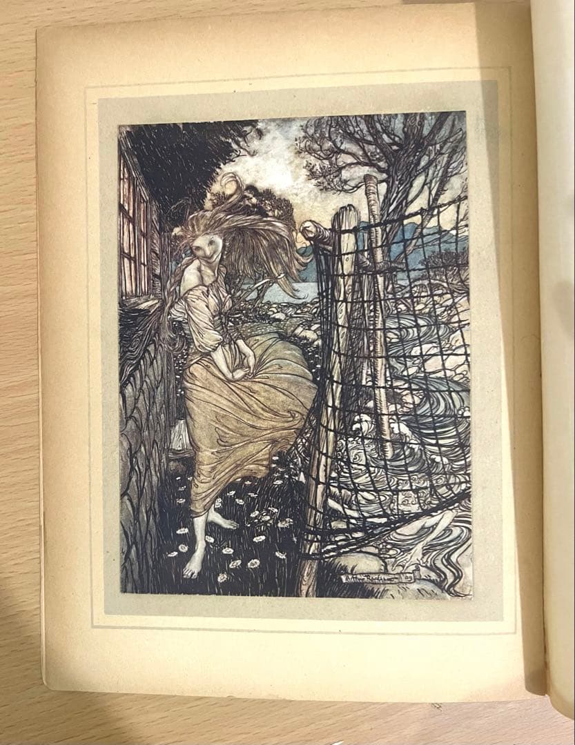 No.328 希少 アンティーク 洋書 古書　アーサー·ラッカム　ウンディーネ