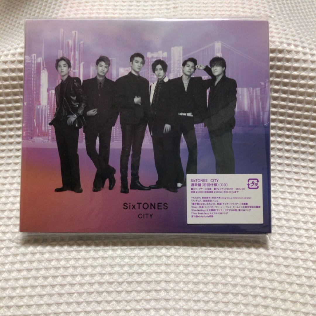 SixTONES アルバム CITY 初回AB通常 CD+Blu-ray 特典付