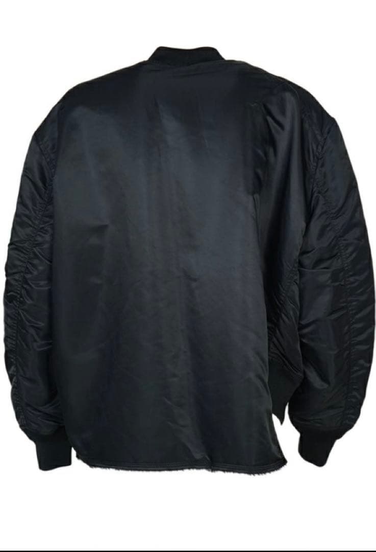 BLACK COMME des GARCONSナイロンツイル MA-1ジャケット