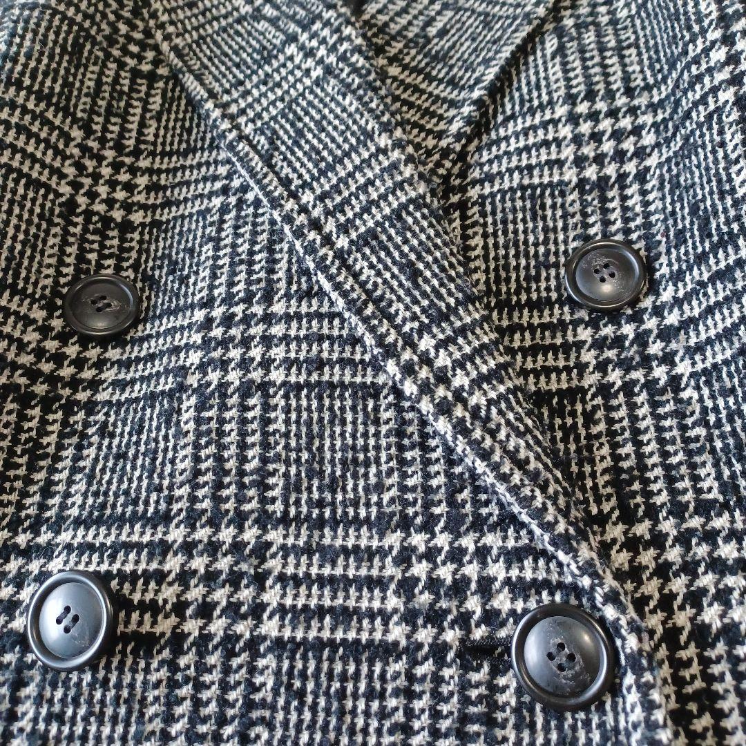 ユナイテッドトウキョウ　チェックコート　チェスターコート　ツイード