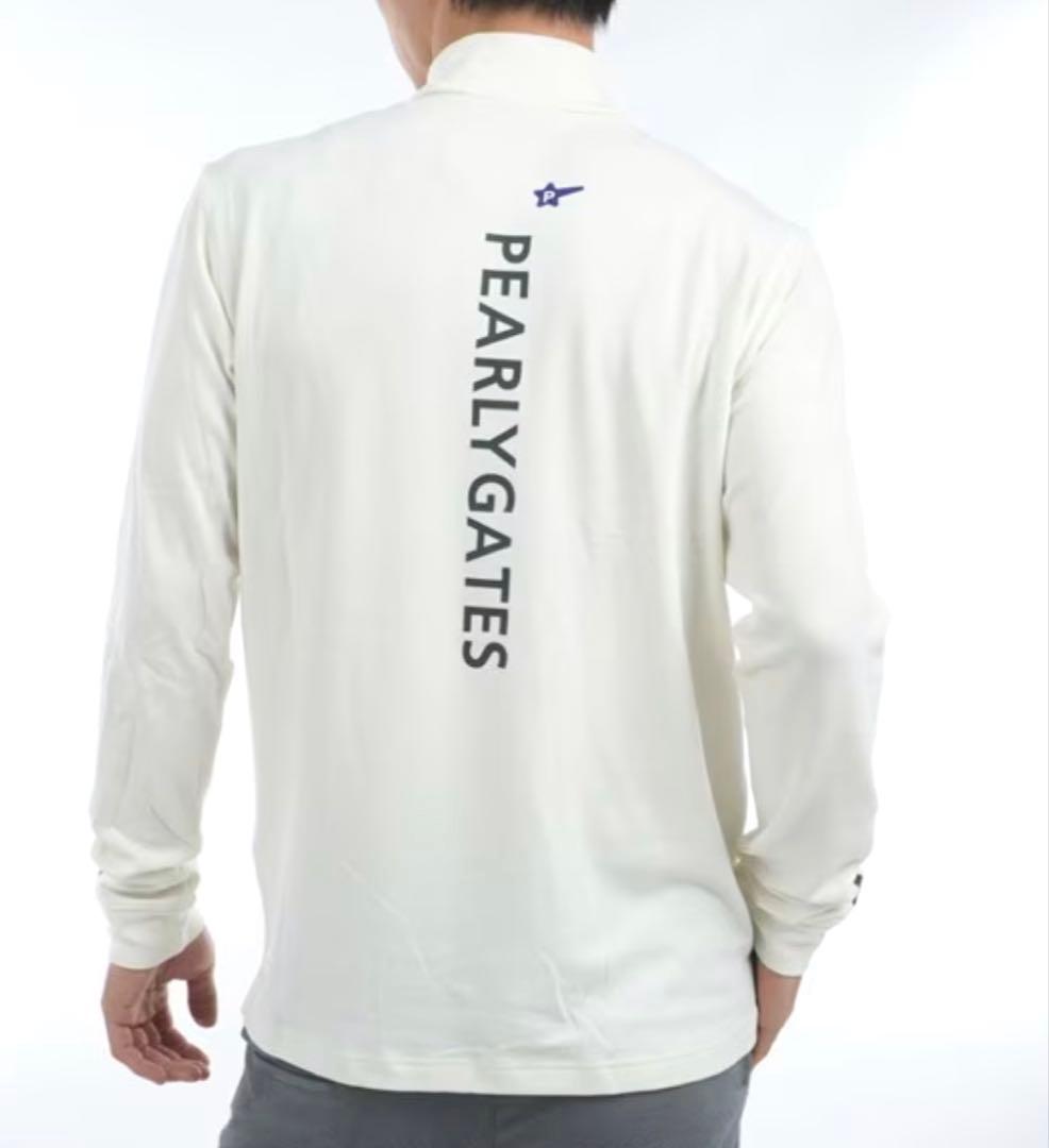 【新品未使用品】PEARLY GATES タートルネックシャツ ホワイト6