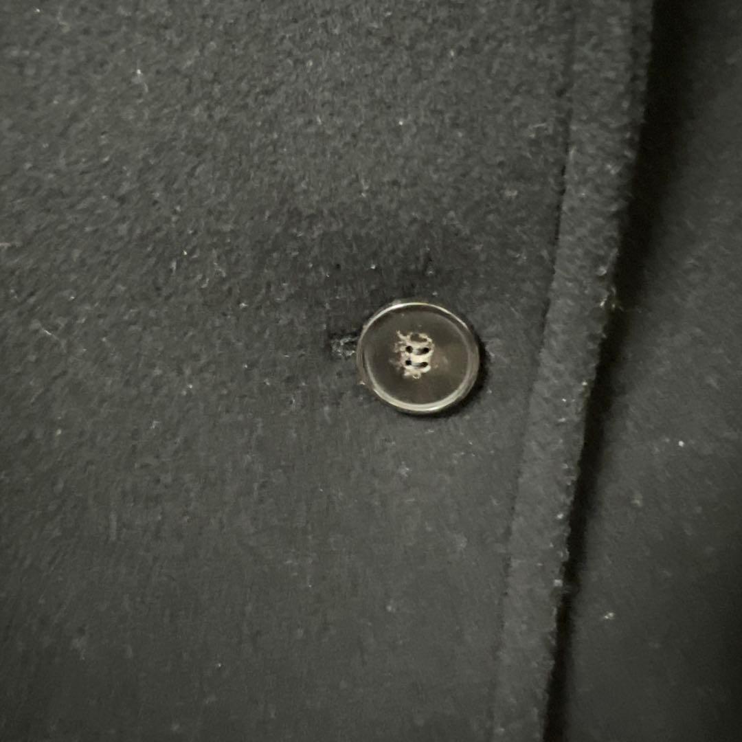 あ*ん様 ステラマッカートニー ウールメルトン ダブル チェスターコート 黒36