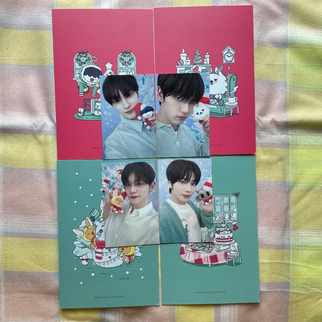 TXT 歌謡大典 SBS ポストカード 2024 限定 トレカ 4枚