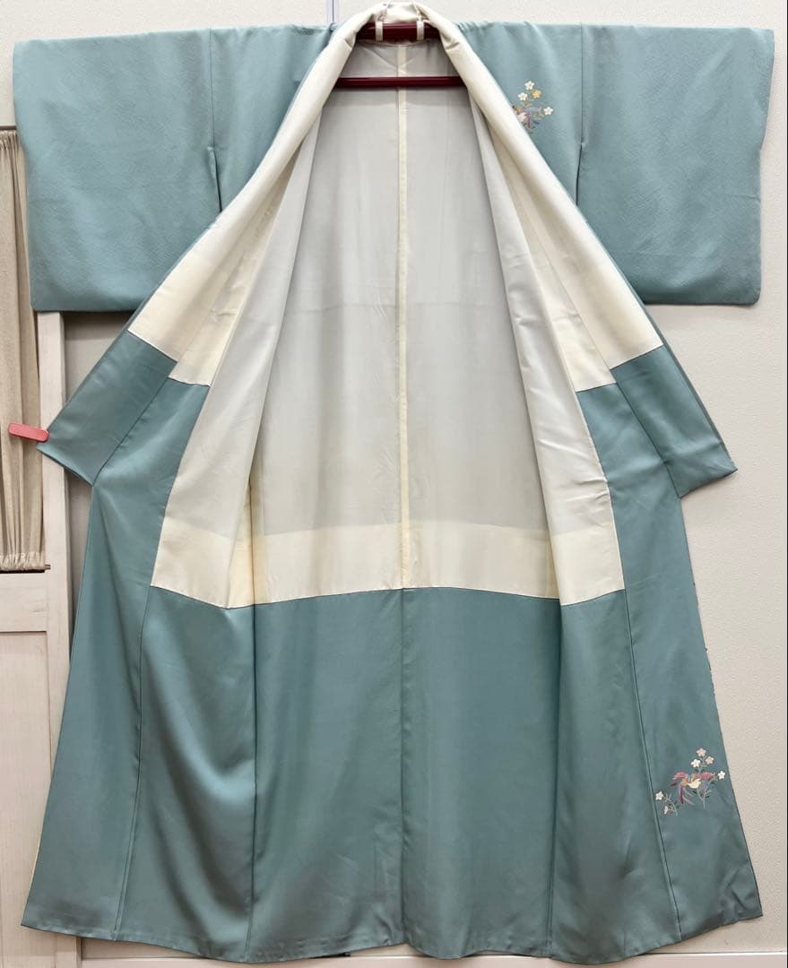 eri様　2点おまとめ　正絹　作家物　訪問着　アラベスク　熨斗目　長襦袢