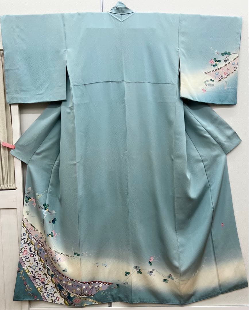 eri様　2点おまとめ　正絹　作家物　訪問着　アラベスク　熨斗目　長襦袢