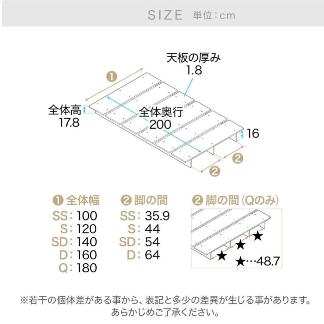 ベッド ローベッド ベッドフレーム すのこベッド　シングルS ウォルナット